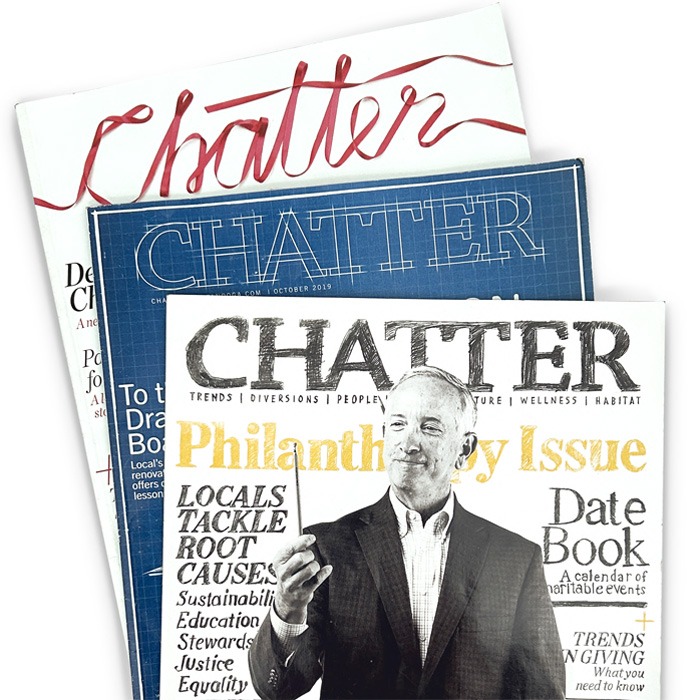 Art Direction Chatter Magazine Covers Custom Typography Nameplates
